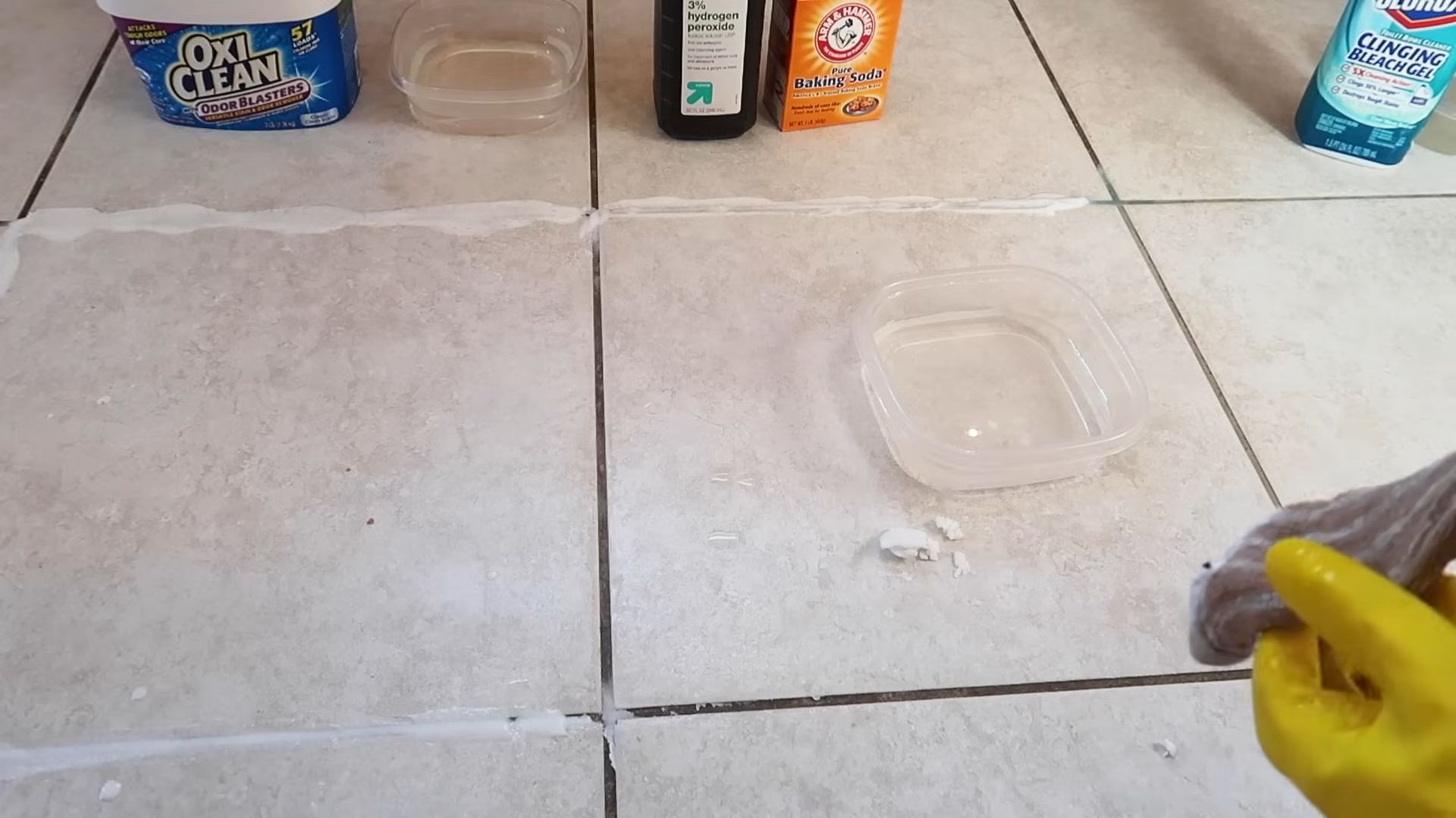 Grout cleaner Oxiclean toilet bowl