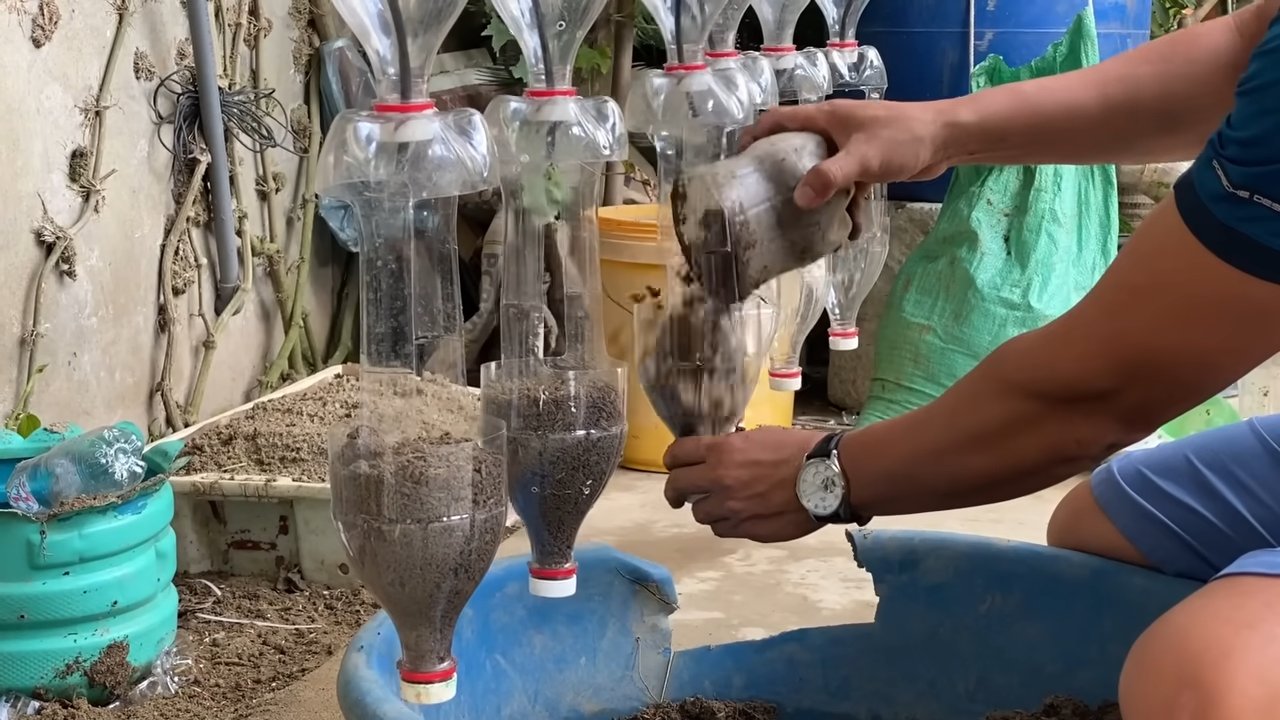 DIY Strawberry Tower Bottles