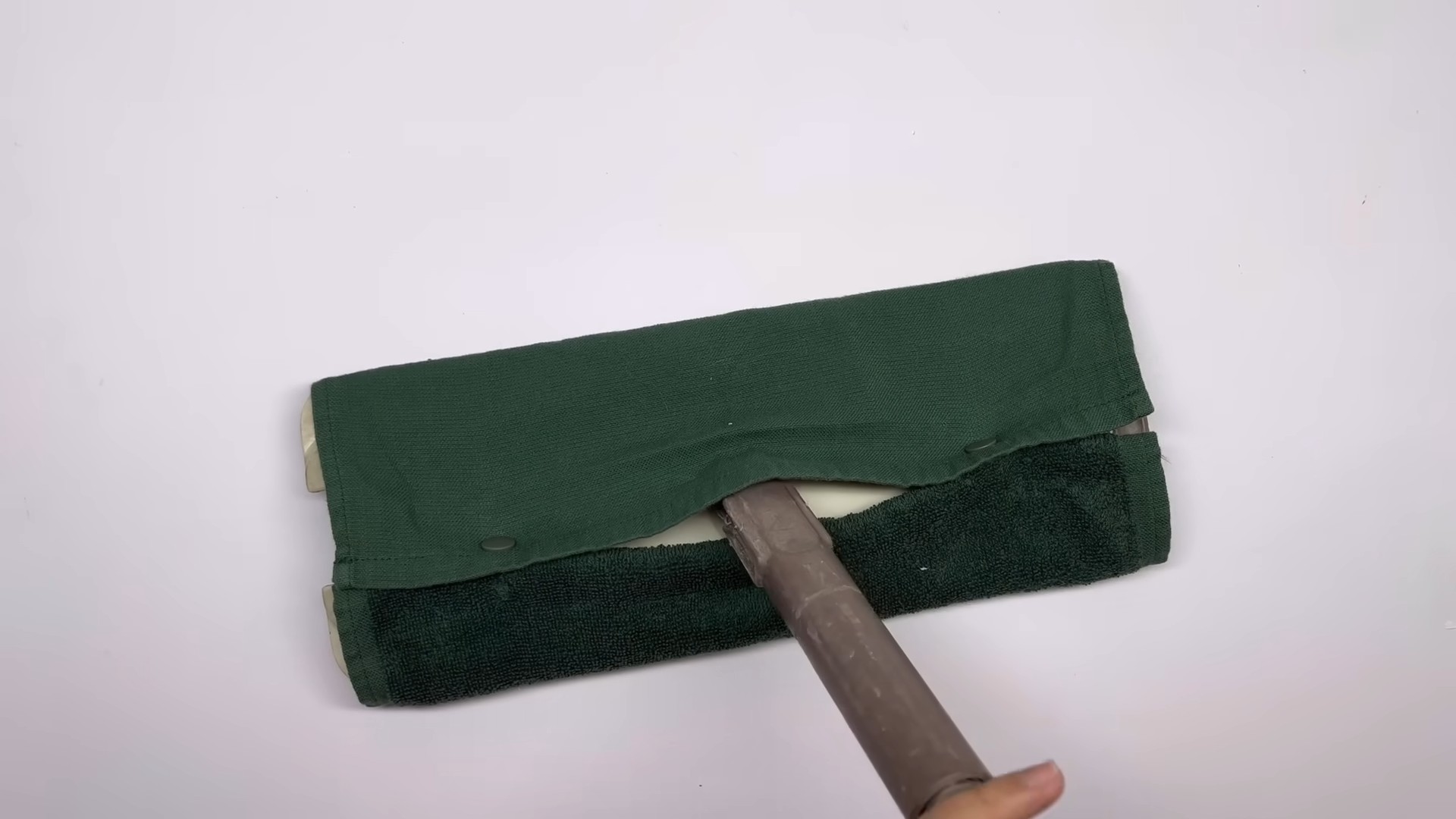 Mop hacks with old towels